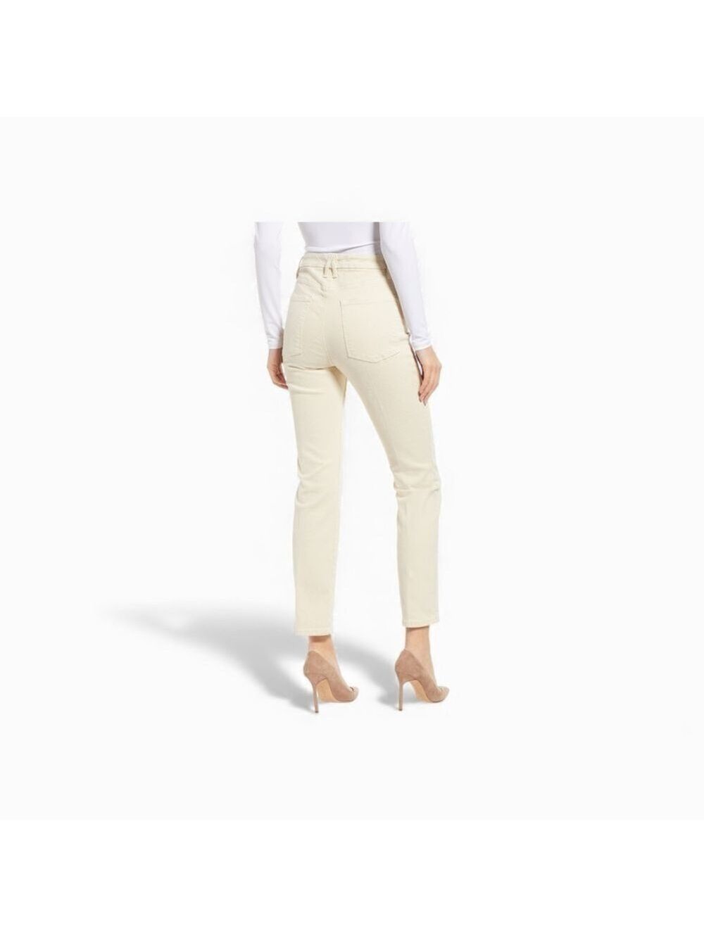 Good American Bone Better Than Leather Icon Pants Size 2